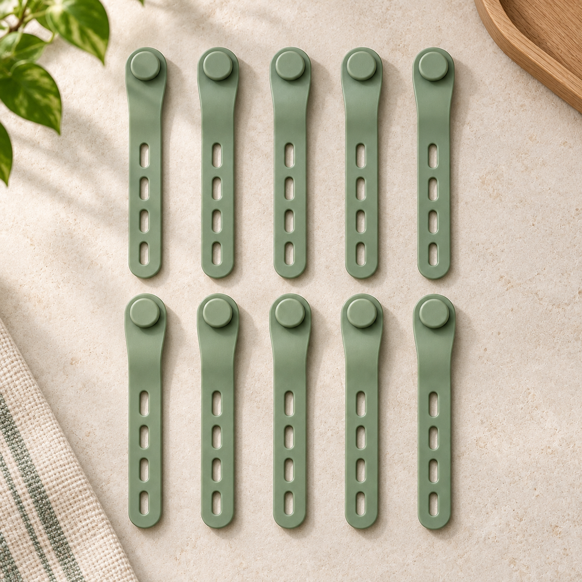Reusable Cable Tie Set — feature view