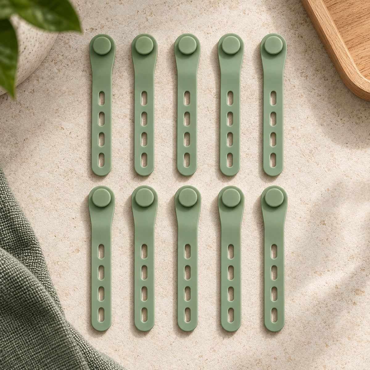 Reusable Cable Tie Set — detail view